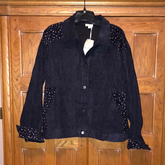 Hem & Thread Jackets & Blazers - New Hem & Thread Lightweight Corduroy Bomber Jacket Size L